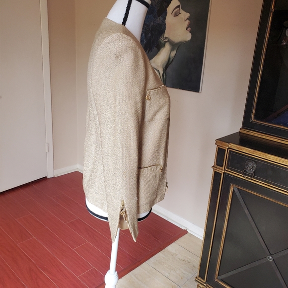 St John for Saks Fifth Avenue size 4 Gold Evening - Picture 4 of 8